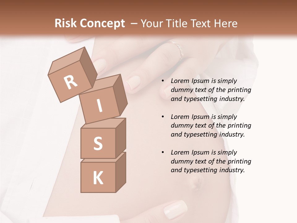 Navel Parent Feminine PowerPoint Template