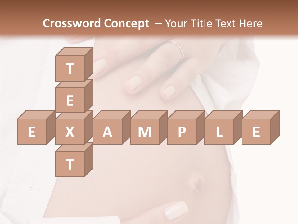 Navel Parent Feminine PowerPoint Template