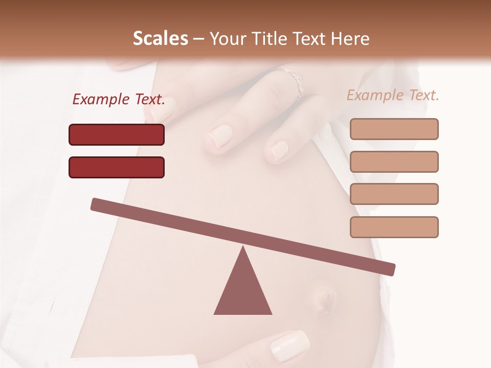 Navel Parent Feminine PowerPoint Template