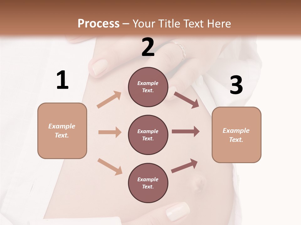 Navel Parent Feminine PowerPoint Template
