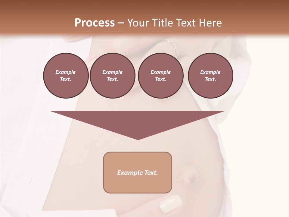 Navel Parent Feminine PowerPoint Template