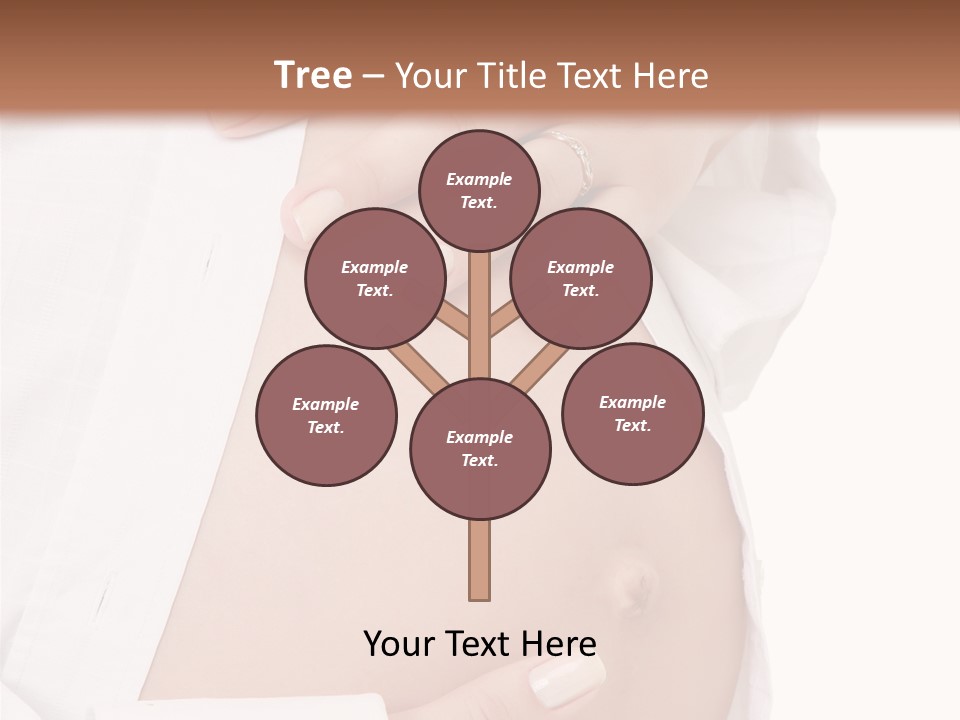 Navel Parent Feminine PowerPoint Template