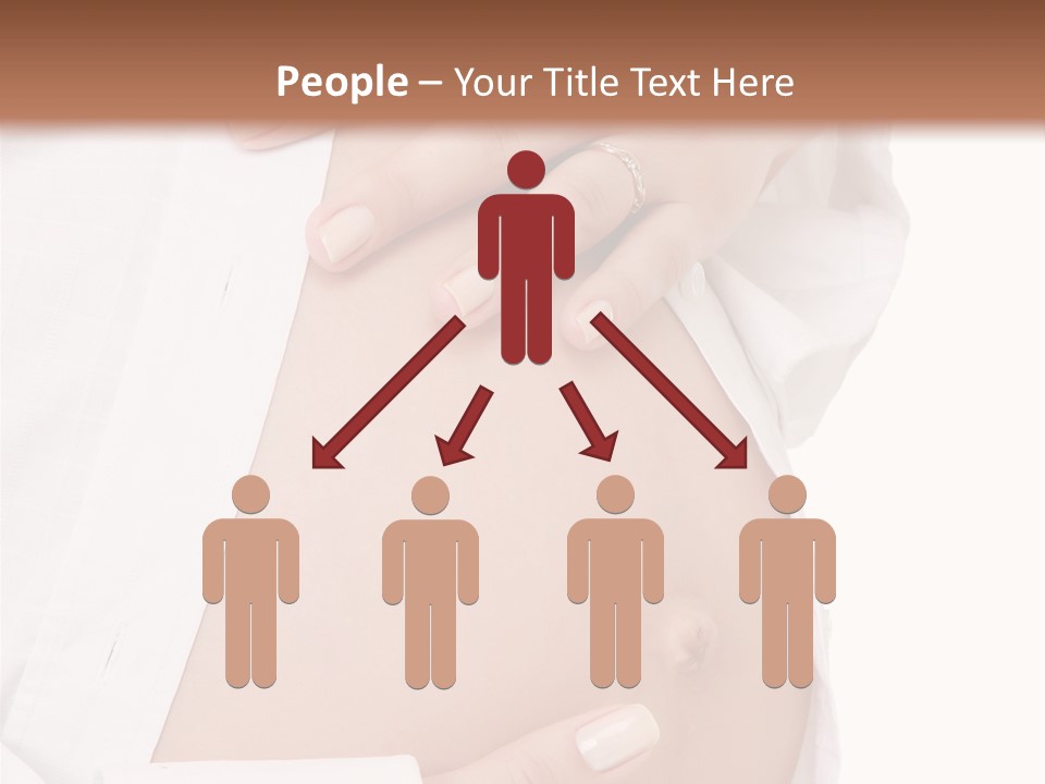 Navel Parent Feminine PowerPoint Template