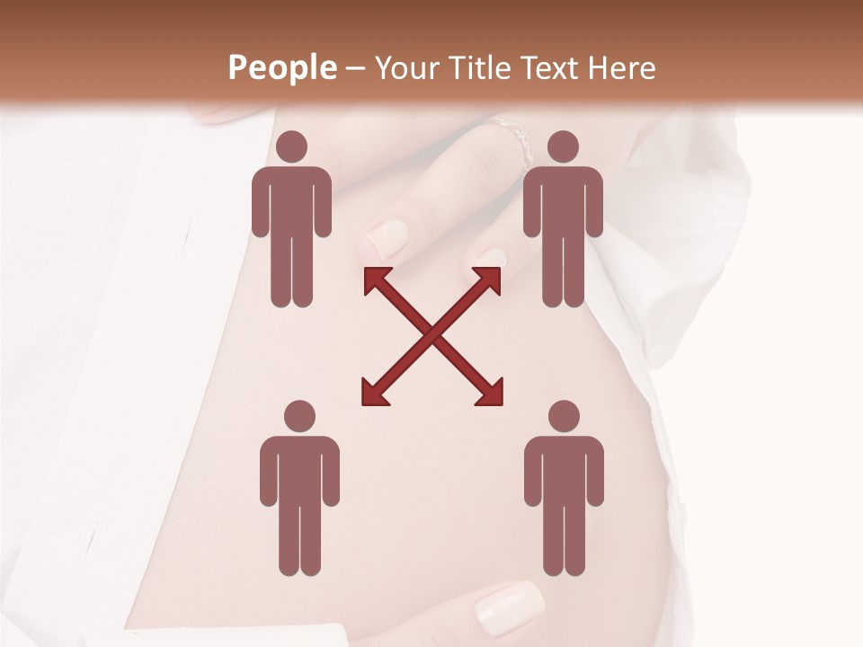 Navel Parent Feminine PowerPoint Template