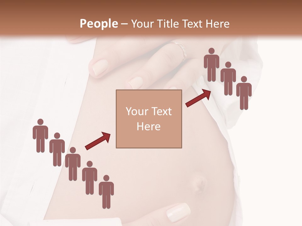 Navel Parent Feminine PowerPoint Template