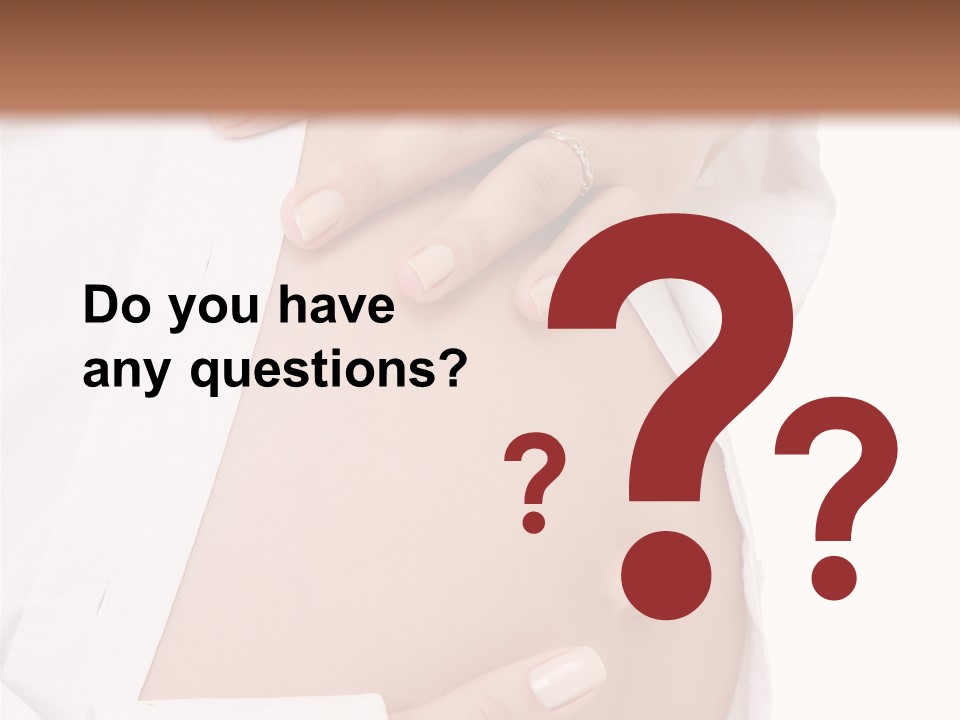 Navel Parent Feminine PowerPoint Template