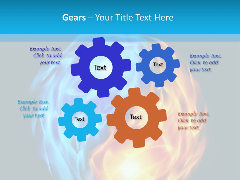 Background Yinyang Plasma PowerPoint Template