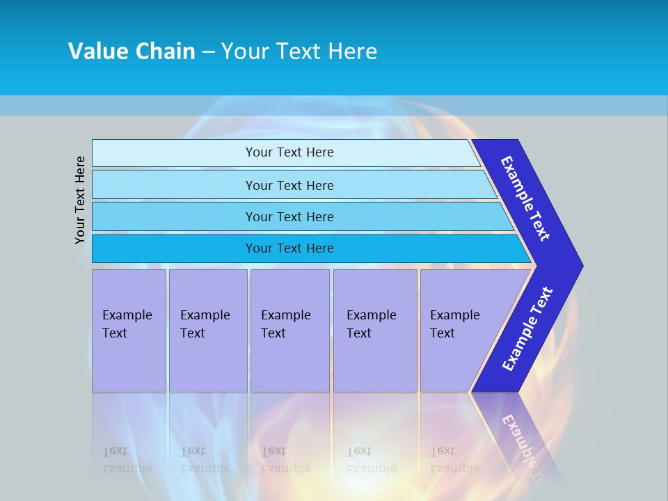 Background Yinyang Plasma PowerPoint Template