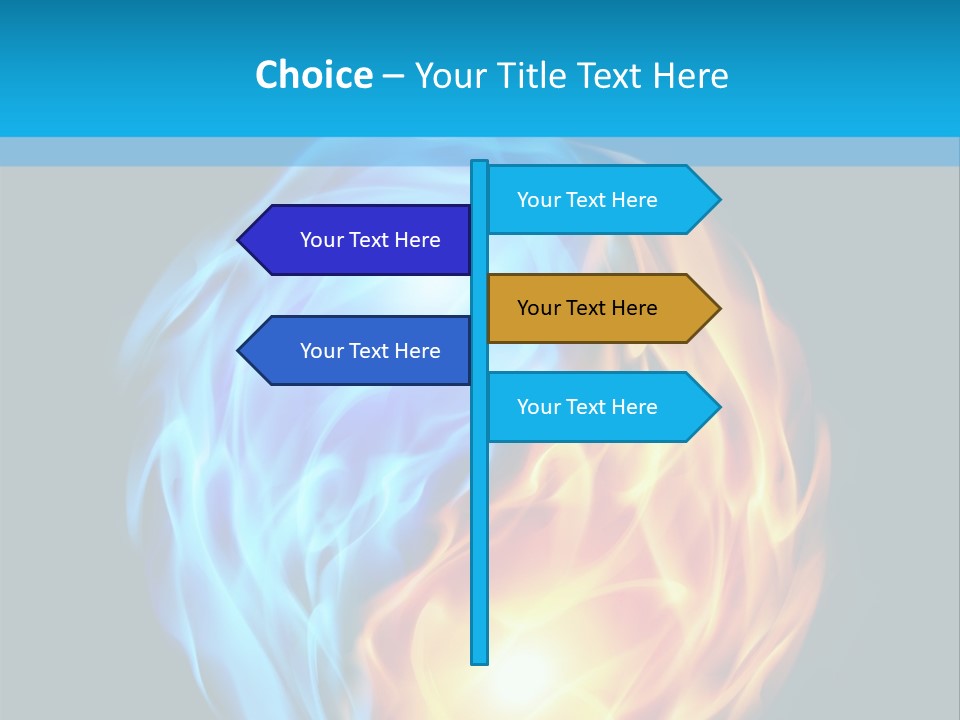 Background Yinyang Plasma PowerPoint Template