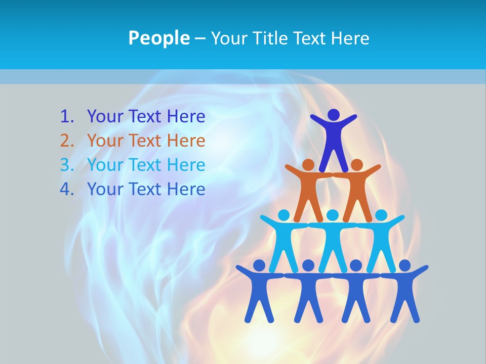 Background Yinyang Plasma PowerPoint Template