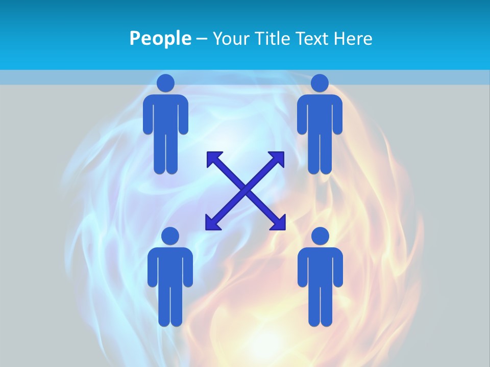 Background Yinyang Plasma PowerPoint Template