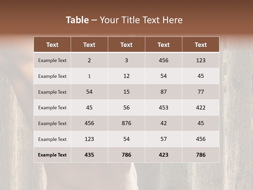 Strength Beauty Old PowerPoint Template