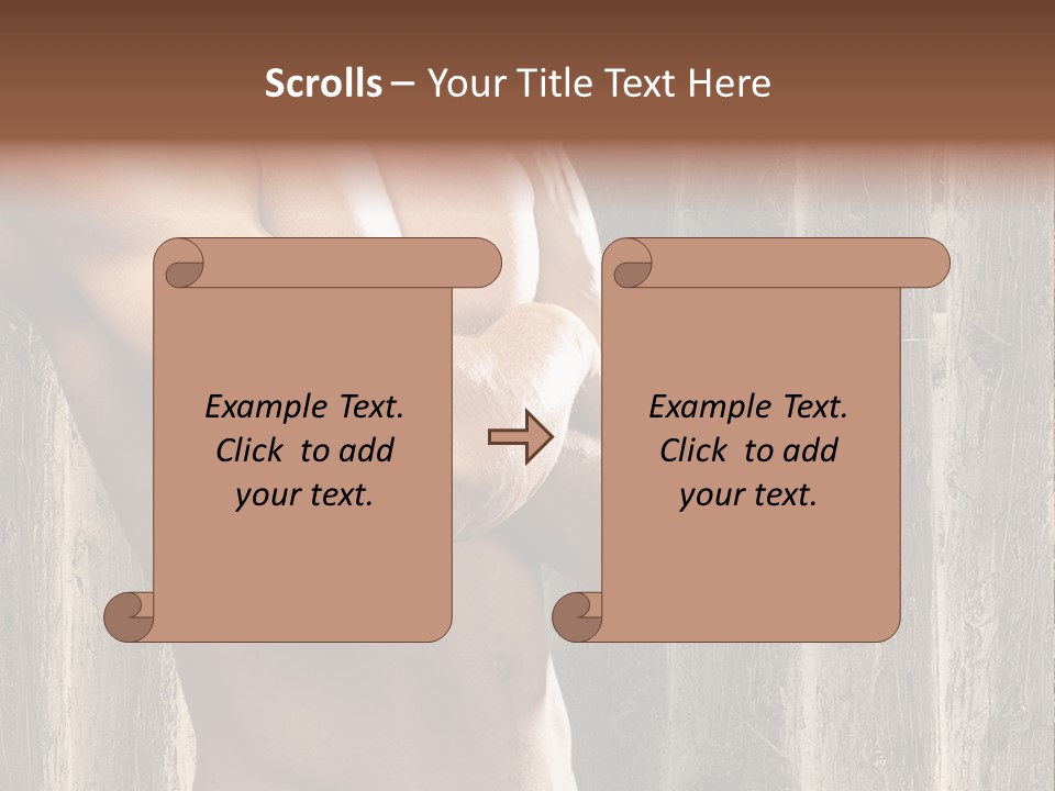 Strength Beauty Old PowerPoint Template