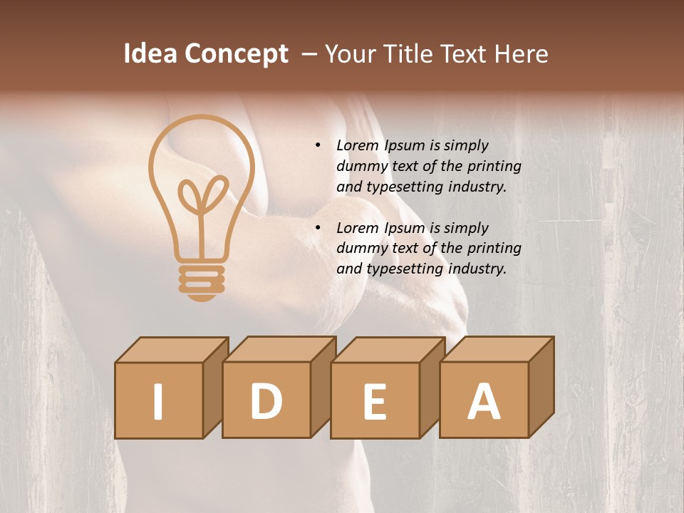 Strength Beauty Old PowerPoint Template