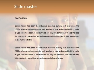 Business Beauty Smile PowerPoint Template