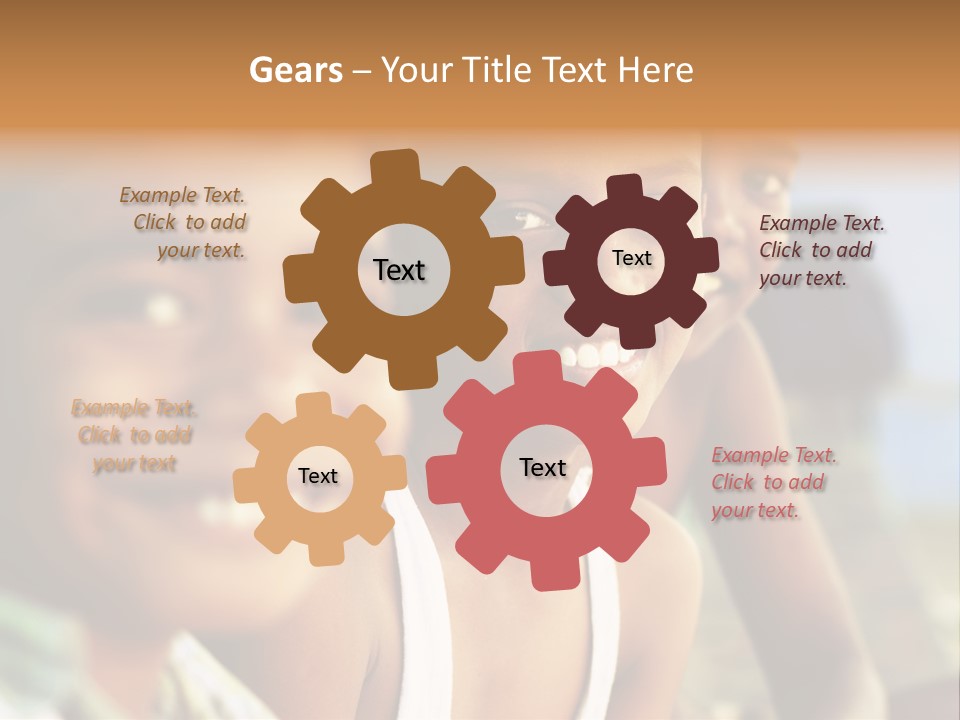 Business Beauty Smile PowerPoint Template