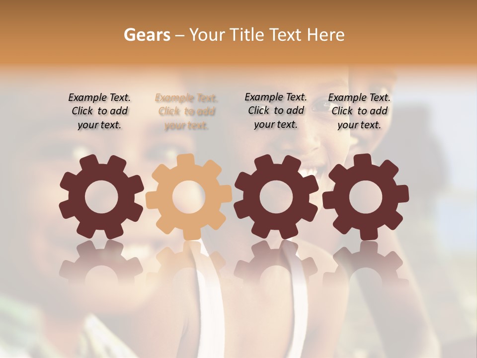 Business Beauty Smile PowerPoint Template