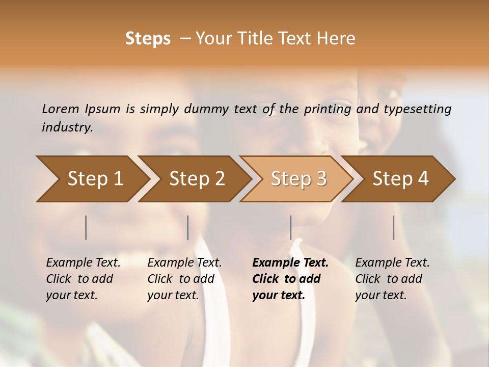 Business Beauty Smile PowerPoint Template