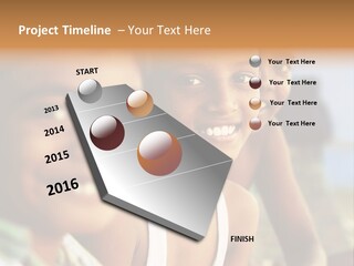 Business Beauty Smile PowerPoint Template