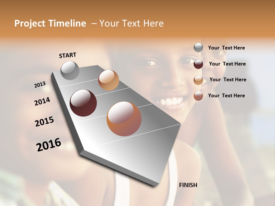 Business Beauty Smile PowerPoint Template