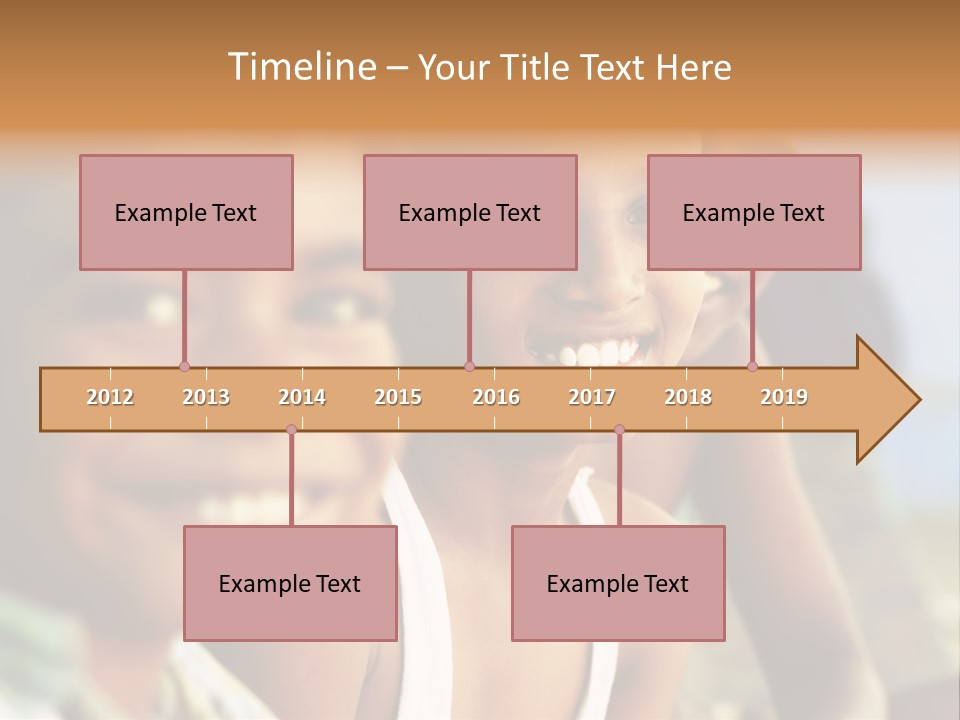 Business Beauty Smile PowerPoint Template