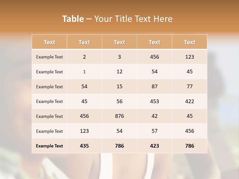 Business Beauty Smile PowerPoint Template