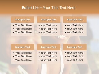 Business Beauty Smile PowerPoint Template