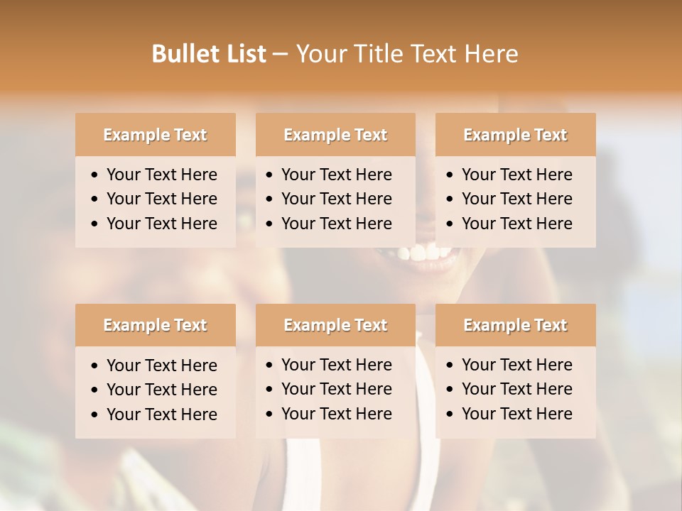 Business Beauty Smile PowerPoint Template