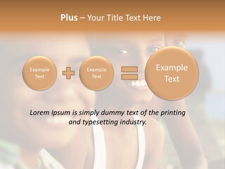 Business Beauty Smile PowerPoint Template