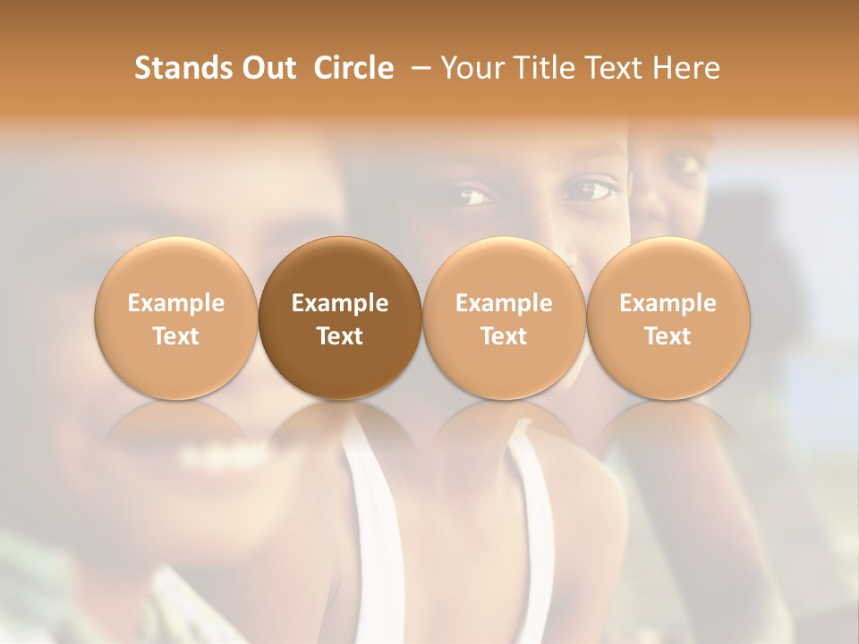 Business Beauty Smile PowerPoint Template