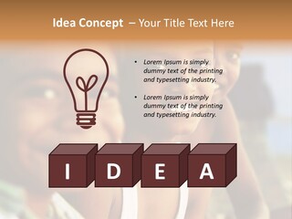 Business Beauty Smile PowerPoint Template