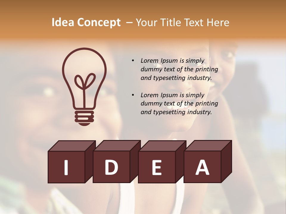 Business Beauty Smile PowerPoint Template