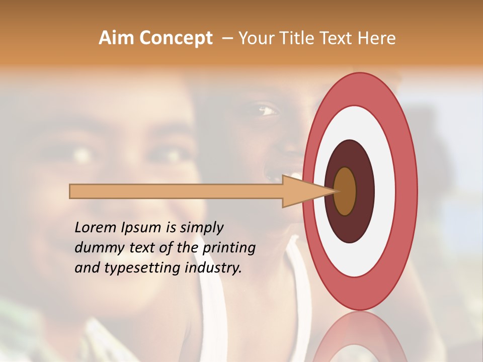 Business Beauty Smile PowerPoint Template