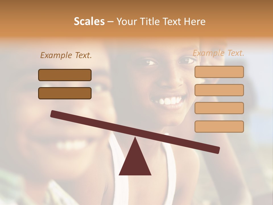 Business Beauty Smile PowerPoint Template