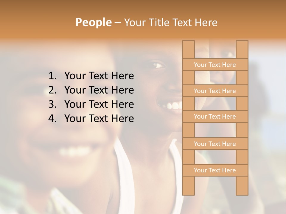 Business Beauty Smile PowerPoint Template