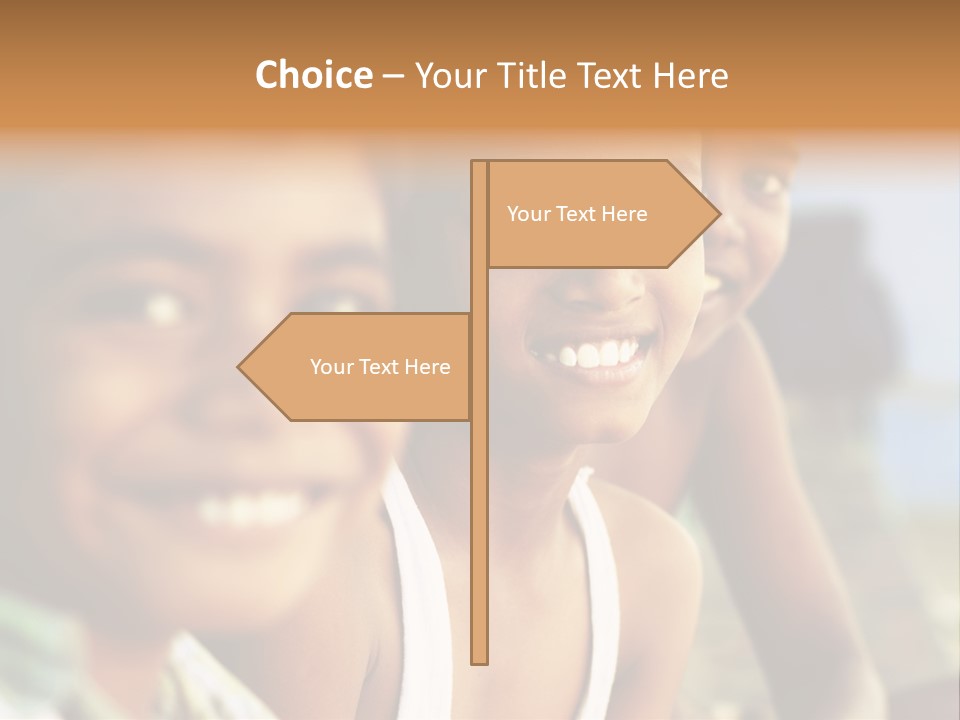 Business Beauty Smile PowerPoint Template