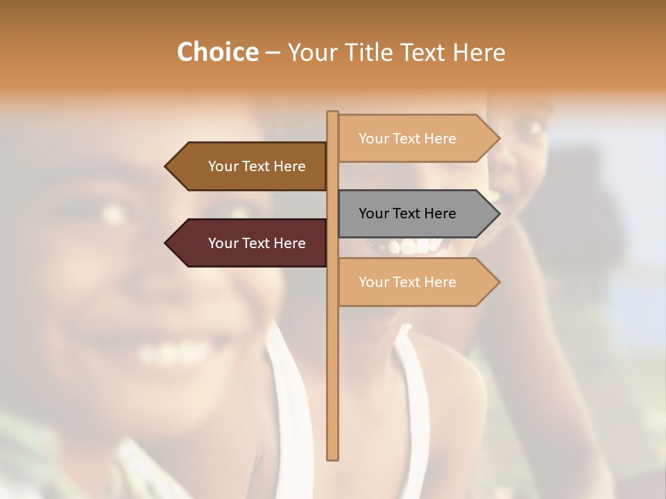 Business Beauty Smile PowerPoint Template