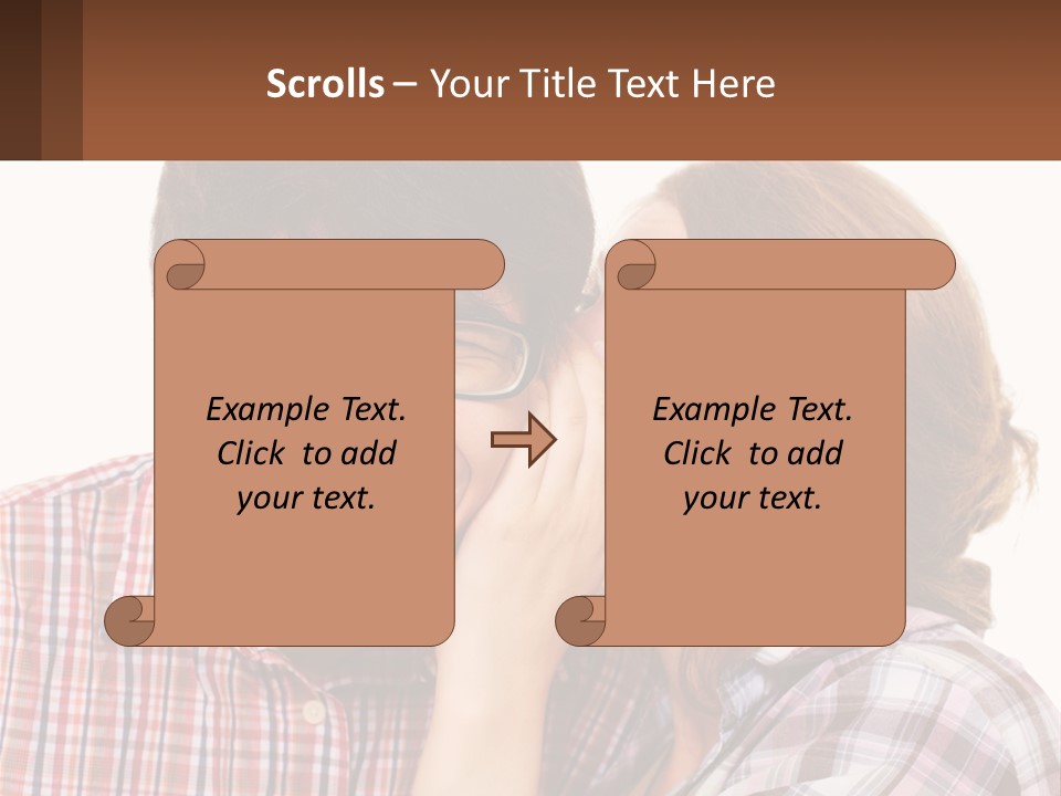 Talk Friendship Communication PowerPoint Template
