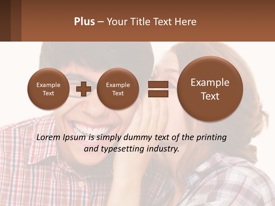 Talk Friendship Communication PowerPoint Template