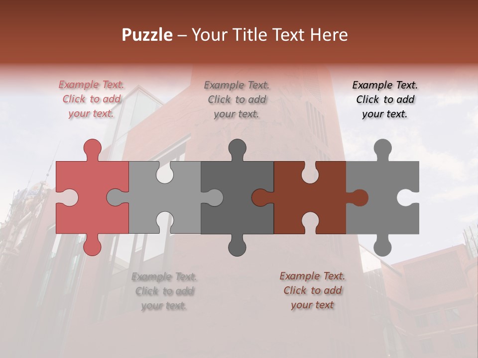 City Floral Mediterranean PowerPoint Template