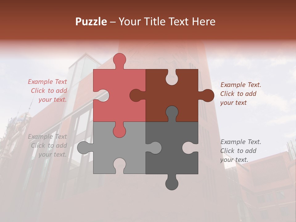 City Floral Mediterranean PowerPoint Template