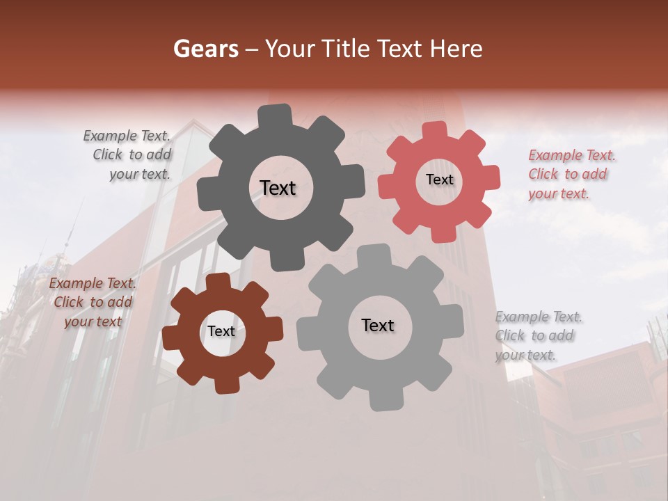 City Floral Mediterranean PowerPoint Template