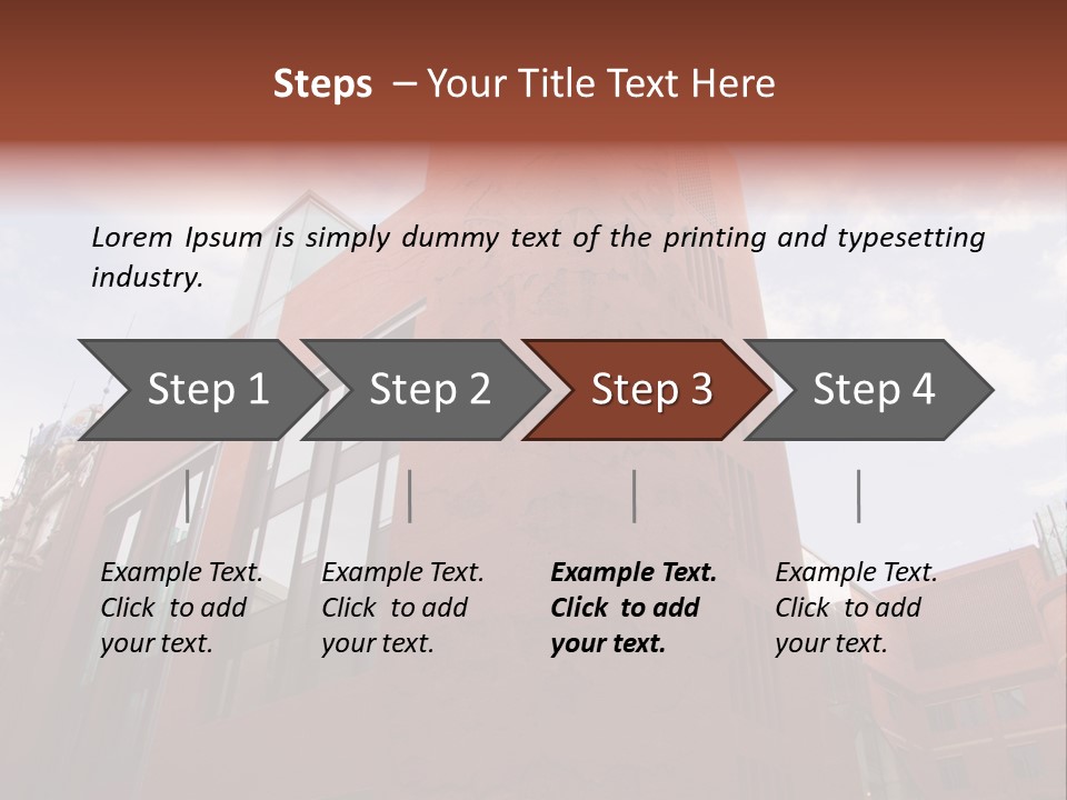 City Floral Mediterranean PowerPoint Template