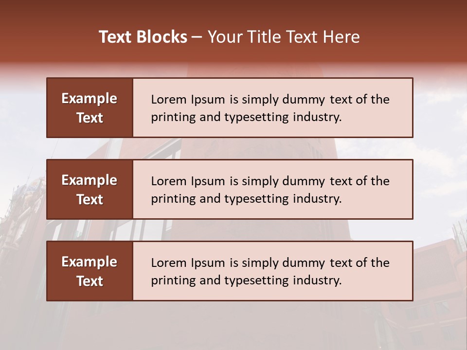 City Floral Mediterranean PowerPoint Template