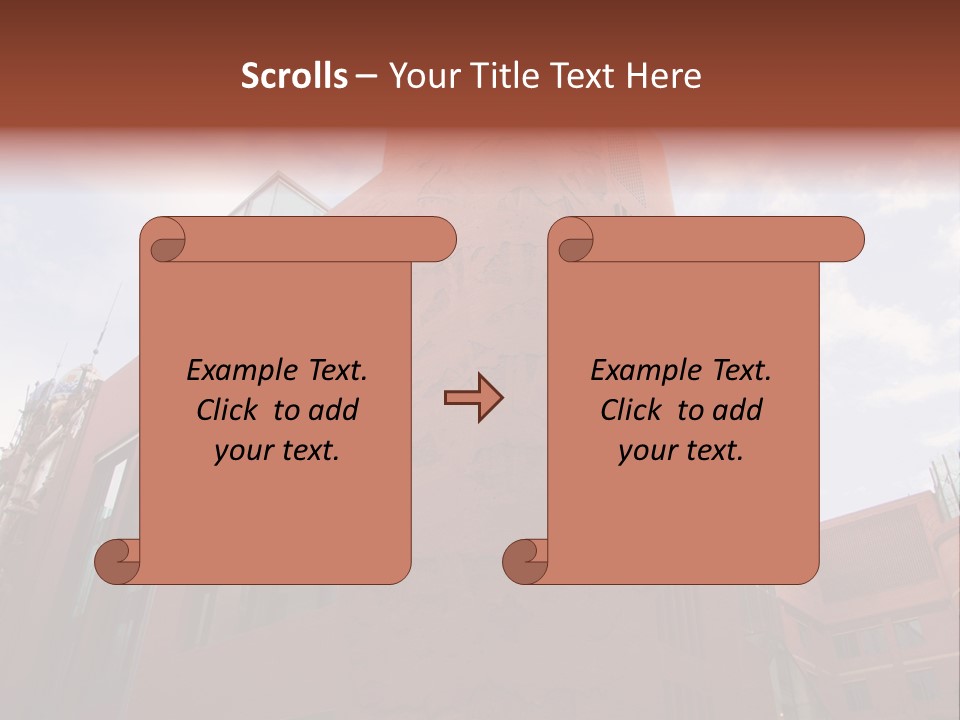 City Floral Mediterranean PowerPoint Template