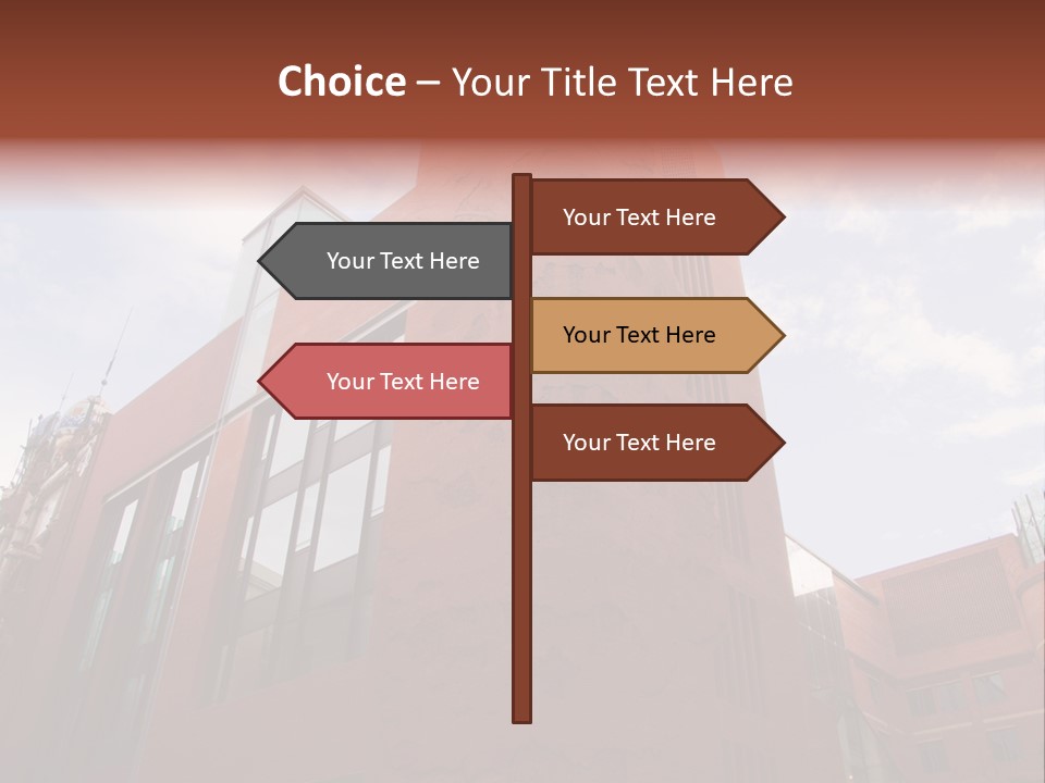 City Floral Mediterranean PowerPoint Template