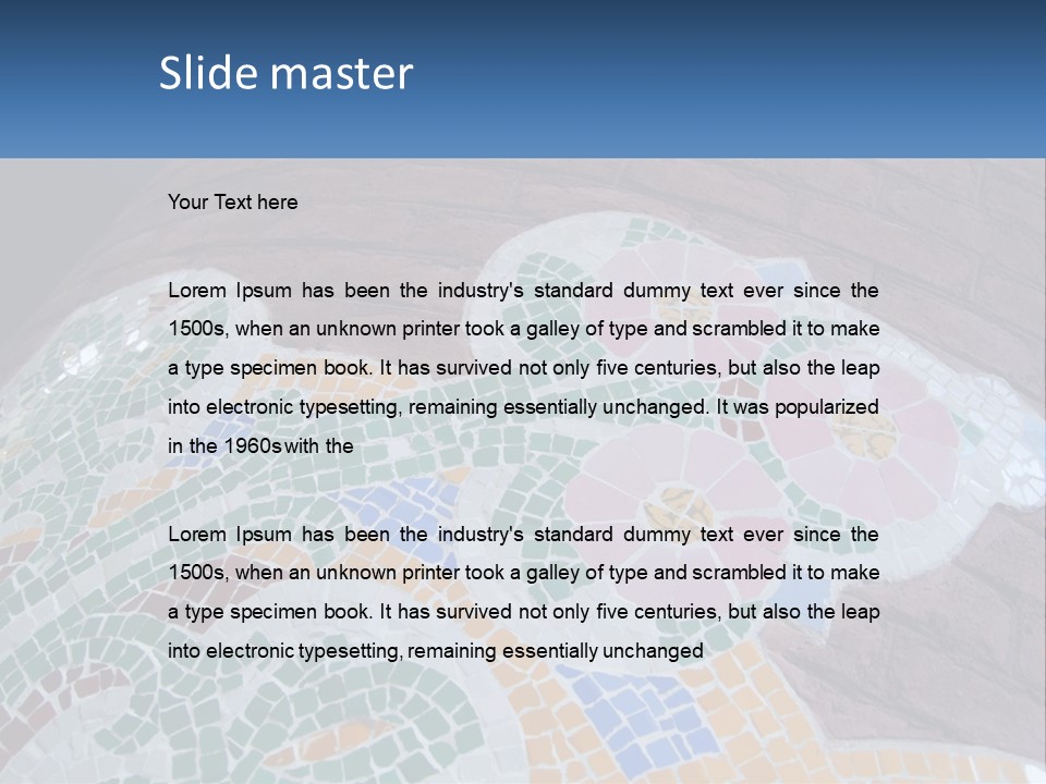 Plant Europe Texture PowerPoint Template