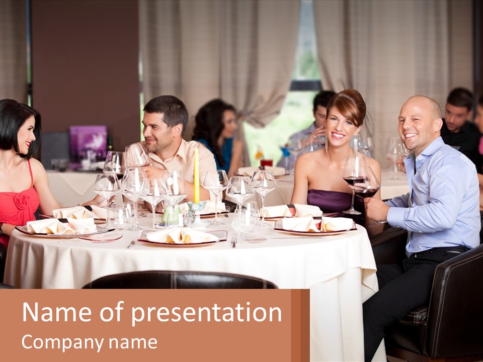 Lady Sexy Wine PowerPoint Template