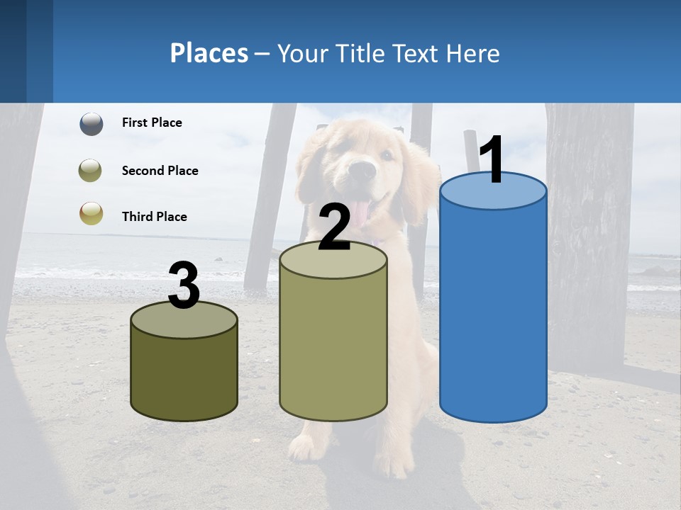 Animal Cute Puppy PowerPoint Template