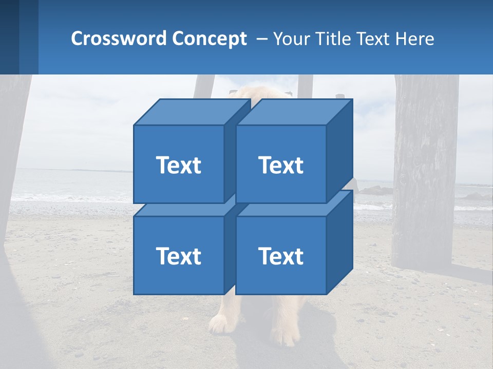 Animal Cute Puppy PowerPoint Template